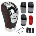 thumbnail image 3 of Gear Handball, Comfortable Touch Wear Resistant Light Weight Gear  Knob Durable Use With Rubber Adapter For MT AT Cars Red, 3 of 8
