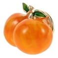 thumbnail image 6 of GOOHOCHY Peach Lapel Pin Peal Brooch Pin Fruit Shaped Lapel Pin Enamel Brooch Pin, 6 of 8