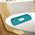 thumbnail image 2 of Toilet Tank Tray Topper Multi-Functional Hollow Anti-Slip Silicone Large Quick Drain Vanity Storage Organizer Holder Bathroom, 2 of 5