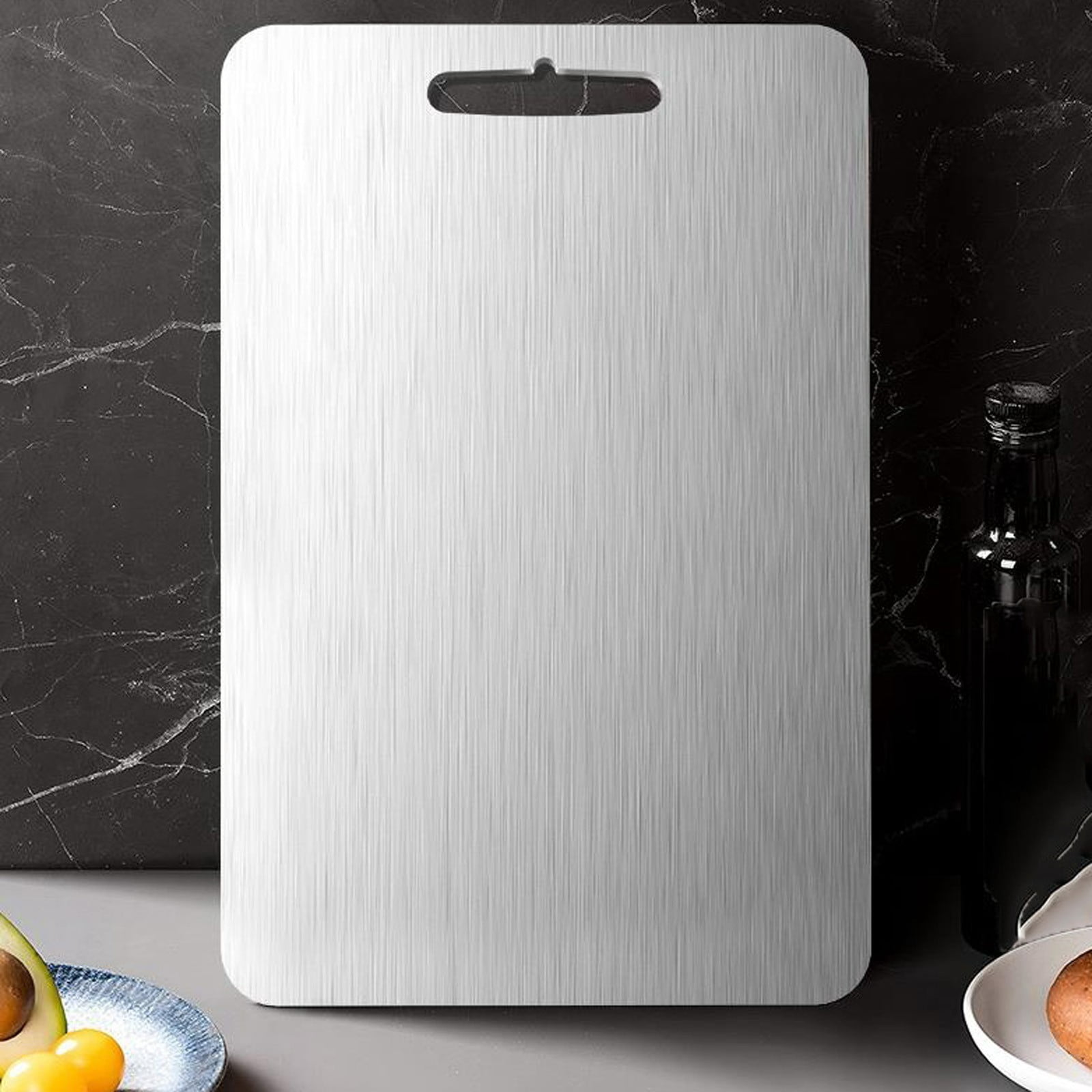 TTJ Chopping Boards for Kitchen Large Cutting Boards for Kitchen Titanium Cutting Board Double-sided Household Cutting Board Fruit Cutting Board