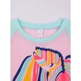 thumbnail image 4 of WIBACKER Girls Pajamas Short Sleeve Toddler Girls Summer Short Sets Sleepwear Sets Kids Pjs Size 2-9 Years Horse, 4 of 10