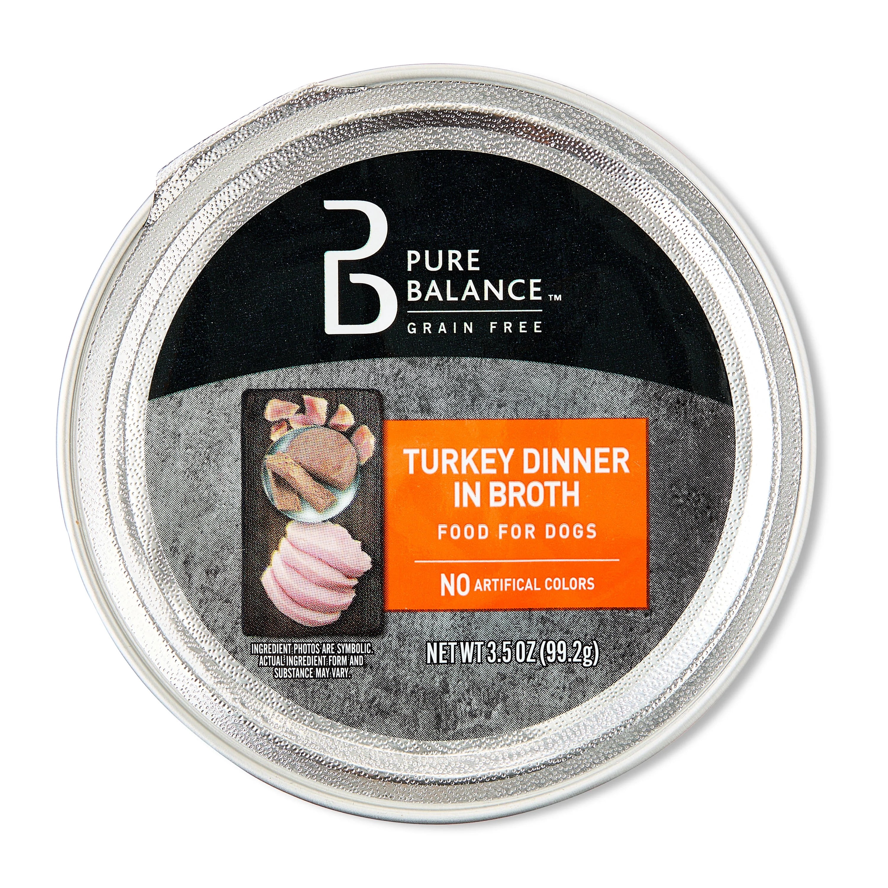 (12 pack) Pure Balance Grain-Free Wet Dog Food Variety Pack, Turkey and Lamb, 3.5 oz Trays, 12 Count
