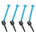 thumbnail image 1 of 4pcs RC Metal Universal CVD Drive Shaft Set for  TT02B 1/10 RC Car, 1 of 8