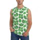 thumbnail image 1 of Balery Green Leaves Camisetas sin mangas para hombre, absorbe la humedad y protege contra el mal olor.-Medium, 1 of 7