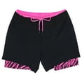 thumbnail image 5 of LRD Men's Workout Shorts with Compression Liner 5 Inch Inseam Black / Pink Tiger M, 5 of 6