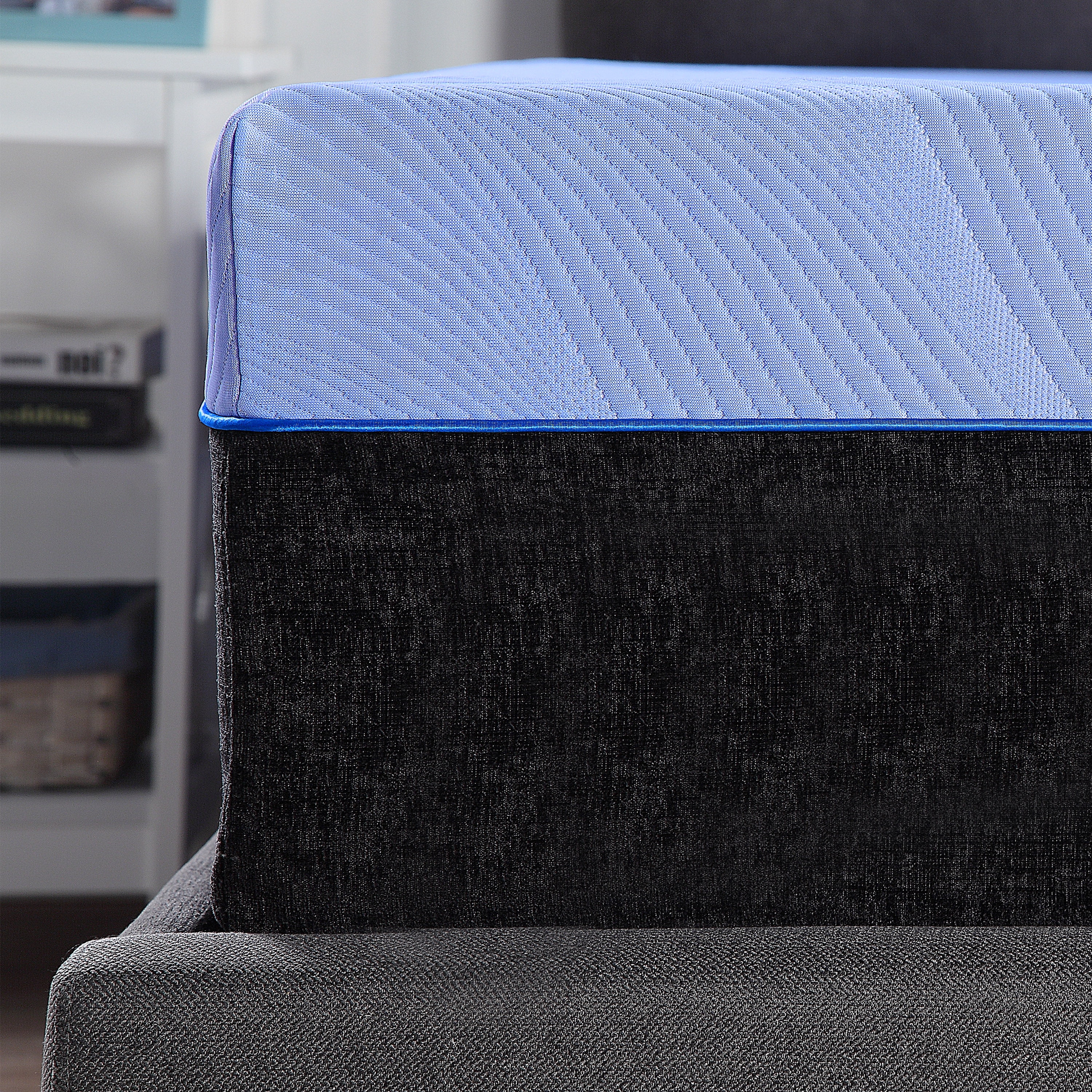 Newboti Furniture 12 inch Flex Head Memory Foam Hybrid Mattress and Adjustable Base Bundle, King Size 29852
