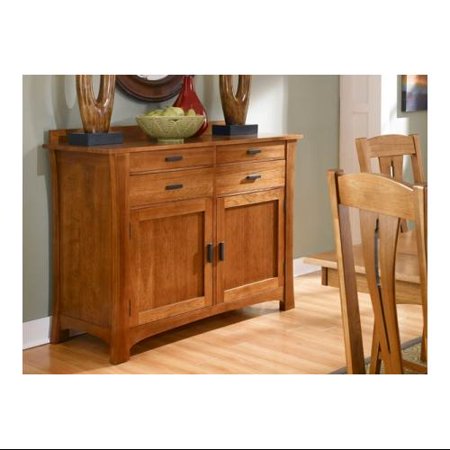 Aamerica Catam9010 Cattail Bungalow Side Board With Wood On Wood