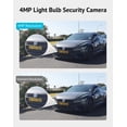 thumbnail image 3 of Cámara de seguridad LaView 4MP Bulb 2K 360° inalámbrica Outdoor Alexa, 3 of 5