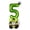 E, variant on 40-Inch Green Football Number Balloon – Soccer-Themed Latex & Foil Decor for Boys’ 1st–9th Birthday (Paper)