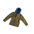 thumbnail image 2 of Figura 1:12 Chaqueta Mini Ropa Abrigo Figura Vestir Accesorios Colección Acción Verde, 2 of 9