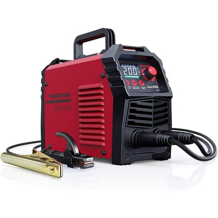 

ARCCAPTAIN Stick Welder [Large LED Display] 200A ARC/Lift TIG Welding Machine with Synergic Control IGBT Inverter 110V/220V Portable MMA Welder Machine with Hot Start Arc force and Ant