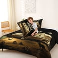 thumbnail image 4 of Catabedysis Wild Camping Full Size Comforter Sets,Night Camper Print Bedding Comforter Set For Boys,Multicolor,Black Reversible,3pcs,1 Comforter and 2 Pillowcases, 4 of 7