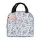 thumbnail image 1 of Easygdp Floral Butterfly Bolsa Térmica Premium - Tela Oxford Impermeable, Gran Capacidad, Bolsillo Frontal, Unisex para Trabajo, Escuela, Actividades al Aire Libre y Picnics, 1 of 8