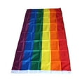 thumbnail image 6 of 3x5ft Rainbow Flag Large LGBT Pride Flag Banner with Brass Grommets, 6 of 6