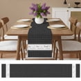 thumbnail image 2 of Table Runner Live Love Laugh Table Runners Black Buffalo Plaid Cotton Linen Dresser Scarf Kitchen Dining Table Decor for Home Dinner Party Decor 13x36 Inch, 2 of 9