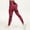 Red, variant on CHIUNL Seamless Butt Lifting Leggings for Women, High Waisted Tummy Control Yoga Pants, Squat Proof 3D Peach Booty Enhancing Workout Tights, Perfect for Gym & Fitness (Black L)