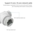 SUNHUFA 2in1 POE Camera Cable Connector Splitter RJ45 Connector for