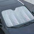 thumbnail image 3 of Car Front Sun Visor Thick Laser Sun Visor Summer Sun Protection And Heat Insulation Car Sun Visor, 3 of 5