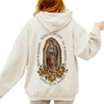 thumbnail image 2 of Virgen de Guadalupe Hoodie – Unisex Virgin Mary Our Lady of Guadalupe Pullover, Back Print Religious Hoodie for Men and Women, Classic Cotton Faith Apparel, 2 of 7