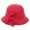 Red, variant on PMVFHDE Unisex Fall Winter Fashion Dome British Top Hat Casual Round Cap With Bow Beach Hats For Women