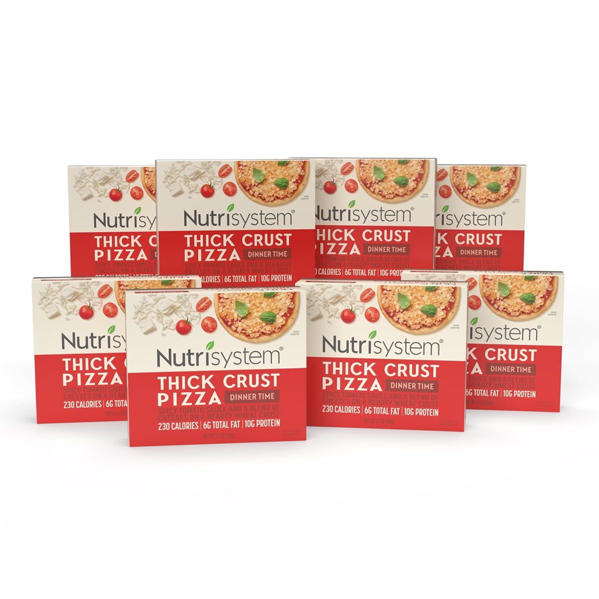 Nutrisystem Thick Crust Pizza, 8 CT. Personal Pizzas to Support Healthy Weight Loss