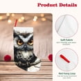 thumbnail image 4 of Defioc Whimsical Owl On Branch for Christmas Stockings 18" Personalized Holiday Stocking for Family, Farmhouse Decor, Xmas Tree Decoration, 1 Pack, 4 of 7