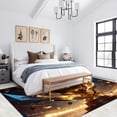 thumbnail image 3 of Sports Trophy Football Area Rugs, Match Victory Carpet, Washable Non Slip Low Pile Soft Rug for Bedroom Living Room Decor Mat 5ftx6ft, 3 of 8