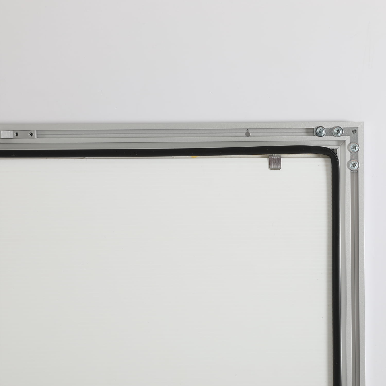 M&T Displays Enclosed Lockable Sealed Poster Showboard 36x48 Inches Silver Aluminum Noticeboard Bulletin Board For Office School Classroom Hospital Commercial Use
