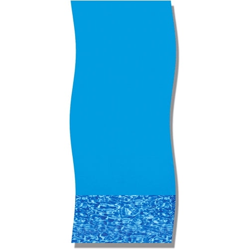 swimline blue swirl round overlap liner