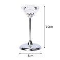 thumbnail image 2 of Titular de vela con forma de diamante, soporte para bodas, regalos de decoración para fiestas Feliz Sencillez, 2 of 5