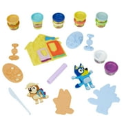 Play-Doh Bluey Make n Mash Costumes Playset with 11 Cans, Non Candy Halloween Treats, Preschool Toys