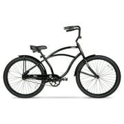 Hyper Bicycles 26 Mens Beach Cruiser, Adult Ages 13+, Black