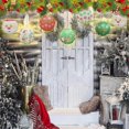 thumbnail image 3 of Christmas Paper Lanterns Decorative Indoor, 12 IN Holiday Paper Lanterns, 3 of 5