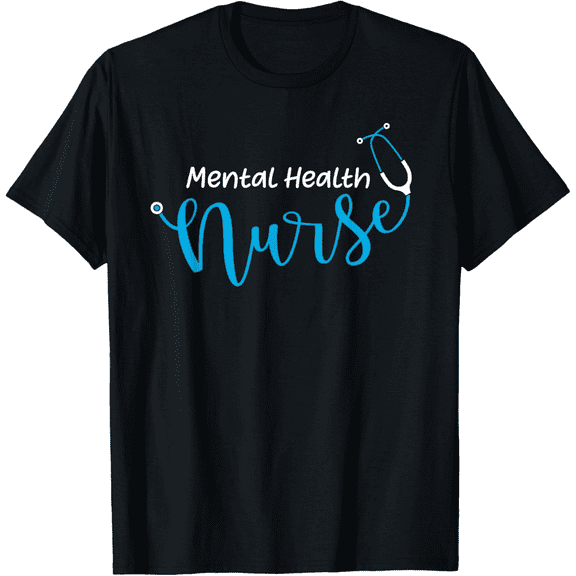 Stethoscope Mental Health Nurse Women T-Shirt