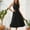 Black, variant on Zorckvet Womens Dresses Sleeveless Crewneck Sundresses Pleated A Line Casual Flowy Dress for Women Fashion