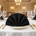 thumbnail image 3 of Unique Bargains 12Pcs  Washable Reusable Party Cloth Napkins Black 17x17inch, 3 of 6