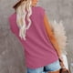 thumbnail image 4 of Camiseta sin mangas de cuello redondo de verano, camiseta sin mangas de encaje con cuello redondo para mujer, camiseta sin mangas con agujeros para mujer diseñada para precisión, 4 of 8
