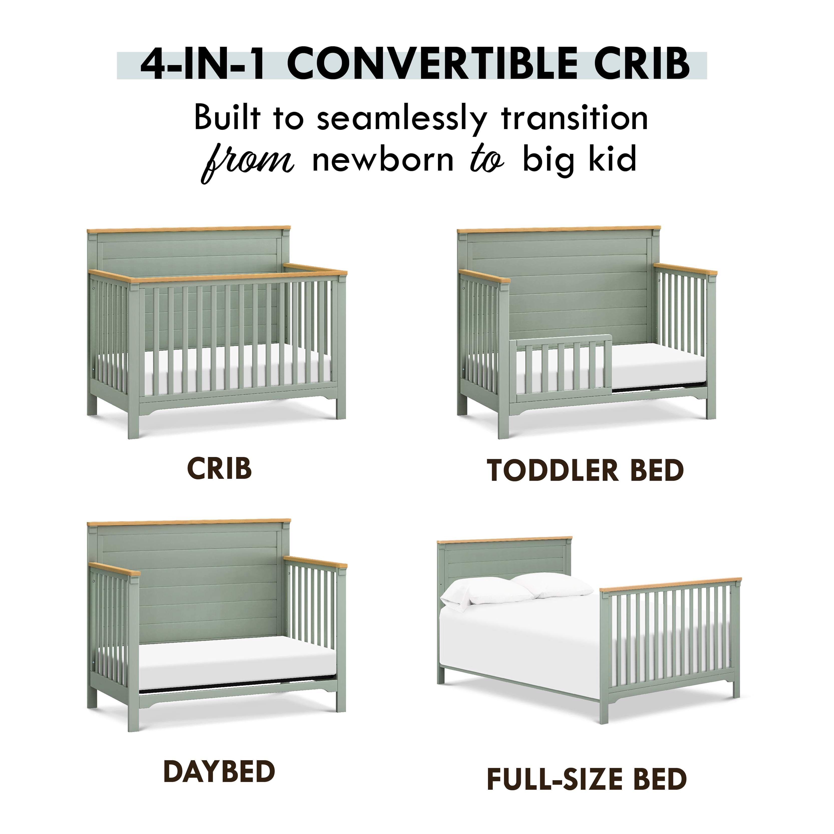 Davinci Shea 4-in-1 Convertible Crib