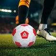 thumbnail image 4 of Reebok Size 5 Soccer Ball with Inflatable Hand Pump – Durable Training & Match Ball for Kids & Adults, Football, Outdoor Sports, Soccer Gear, 4 of 7