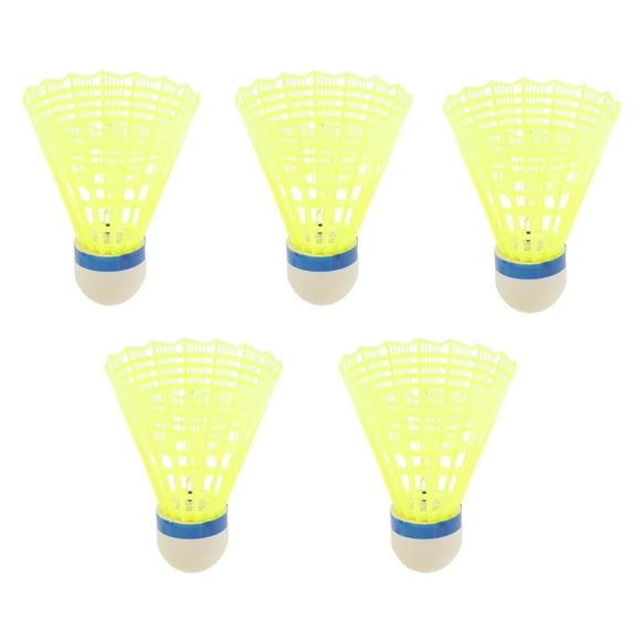 Light Up Shuttlecocks, Night Glow Badminton 30mah High Resilience Practical Nylon and Electronic Components for Lawn