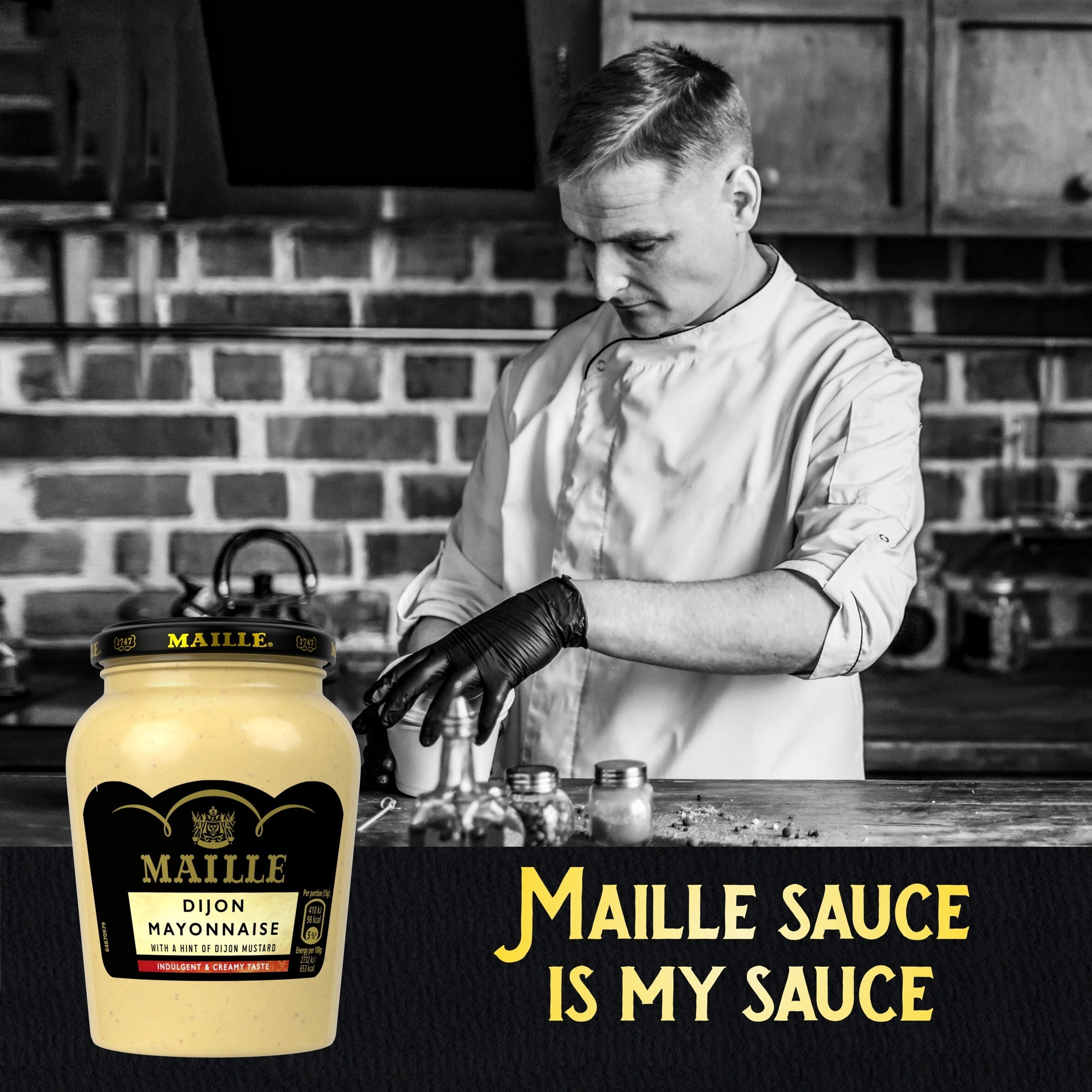 Maille Dijon Mayonnaise 320g, Imported from Britain