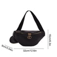 thumbnail image 3 of JZCHUNTOY Sac Banane d'Extérieur, Sac Banane de Sport Décontracté à Bandoulière avec Pochette Détachable, Sangle Ajustable Sac de Poitrine Résistant à l'Eau, Sac Unisexe à une Épaule pour Sport Voyage Randonnée, 3 of 6