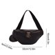 thumbnail image 3 of Conjunto de bandolera y mochila de cintura para mujer – Bolso pequeño de cuero PU con hombro en el pecho para viajes, deportes al aire libre, uso casual diario, 3 of 6