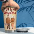 thumbnail image 5 of Valentines Day Gift for Him Tumbler 20oz Stainless Steel Double Wall Insulated Couple Travel Mug Gifts for Husband Wedding Birthday Christmas Anniversary Tumbler Gifts for Men, 5 of 6
