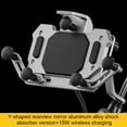 thumbnail image 6 of motorcycle phone mount bike phone holder Anti-vibration shock absorber bracket, 6 of 9