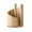 Natural Wood, variant on Stylish Mountain Paper Towel Holder Countertop, Mango Wood Base & Iron Spiral Design for Kitchen & Bath