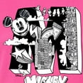 thumbnail image 3 of Disney - Mickey Mouse - Large M Scribbled Drawing - Juniors Fitted Graphic T-Shirt, 3 of 5