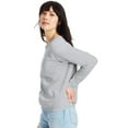 thumbnail image 2 of Hanes Women’s EcoSmart Cotton-Blend Fleece Crewneck Sweatshirt, 2 of 3