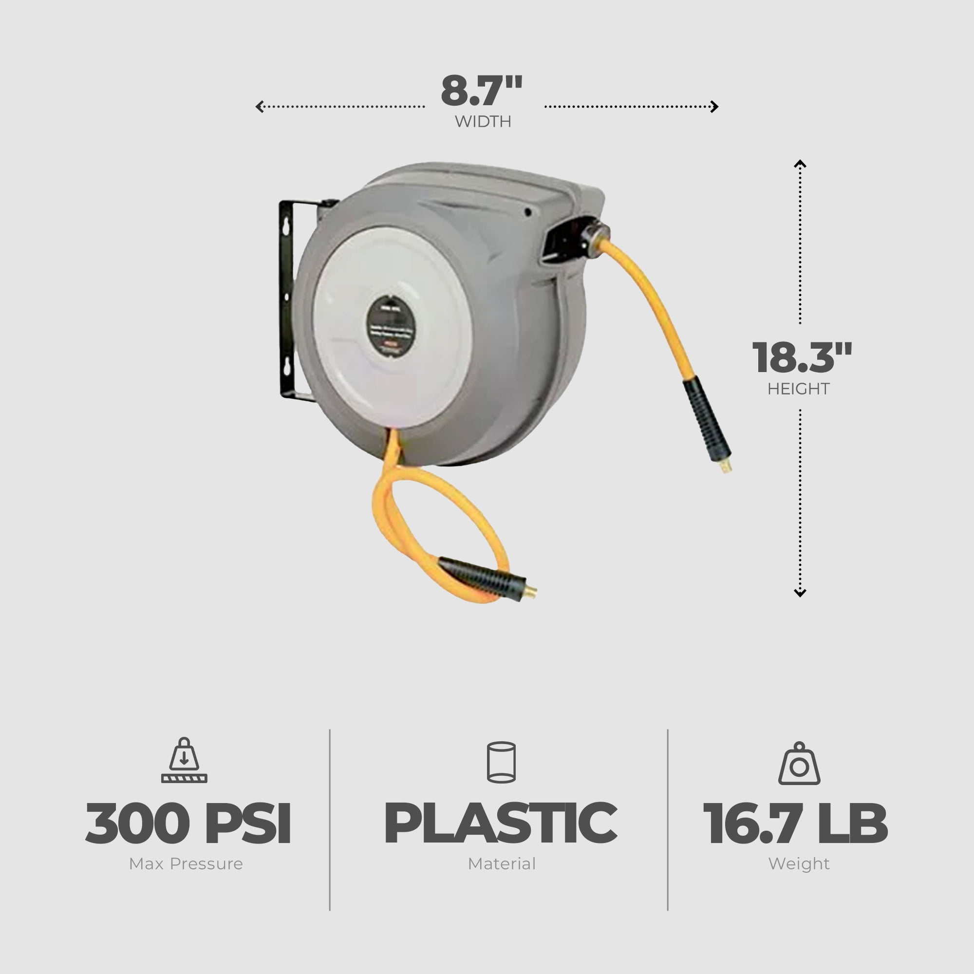 INTRADIN (SHANGHAI) IMPORT & EXPORT MM 3/8x50 Hose Reel 27827153
