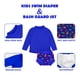 thumbnail image 5 of BIG ELEPHANT Paquete de 2 Trajes de Baño Unisex de Manga Larga con Protección Solar UPF 50+ y Pañales de Natación Incorporados para Bebés y Niños Pequeños, Tallas XS-XXL, 5 of 7
